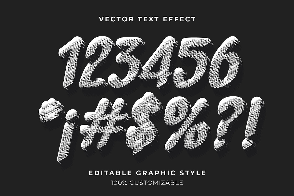 Hand Drawn Chalk Text Effect preview 2