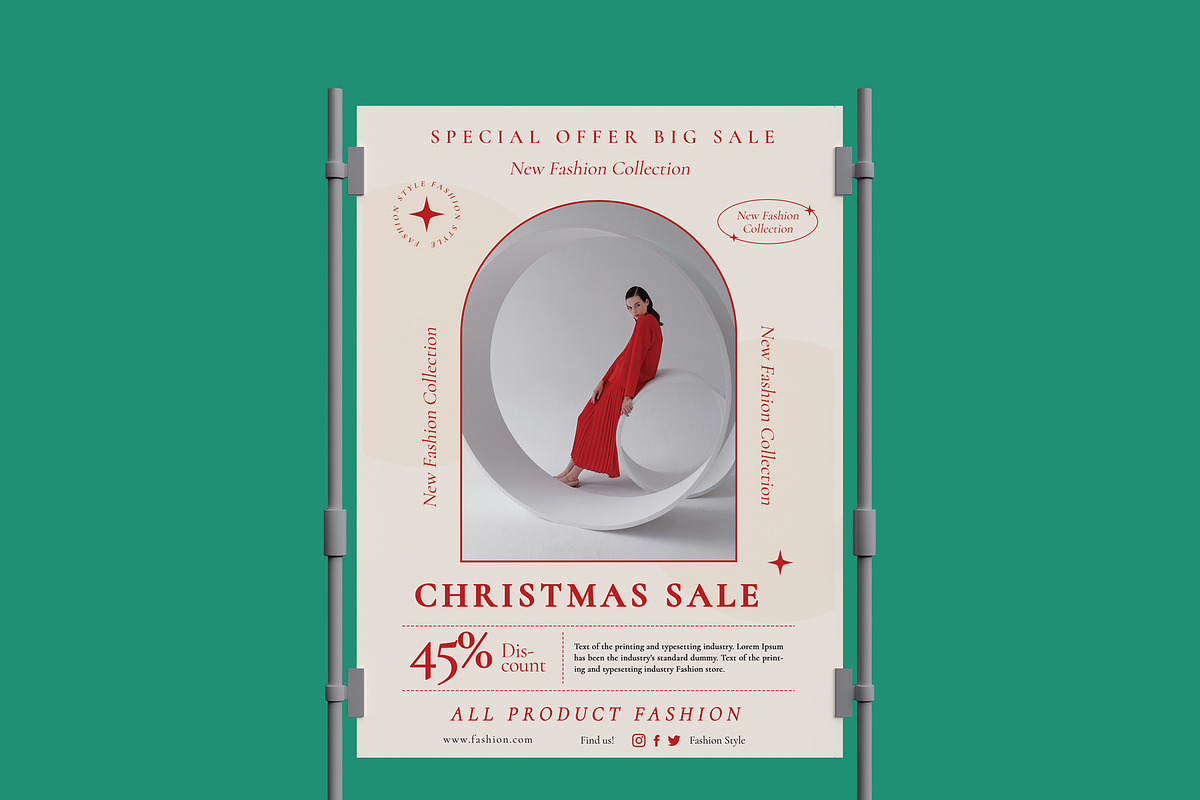 Christmas Sale Flyer, a Flyer Template by rzkaamlya (Photo 1 of 2)