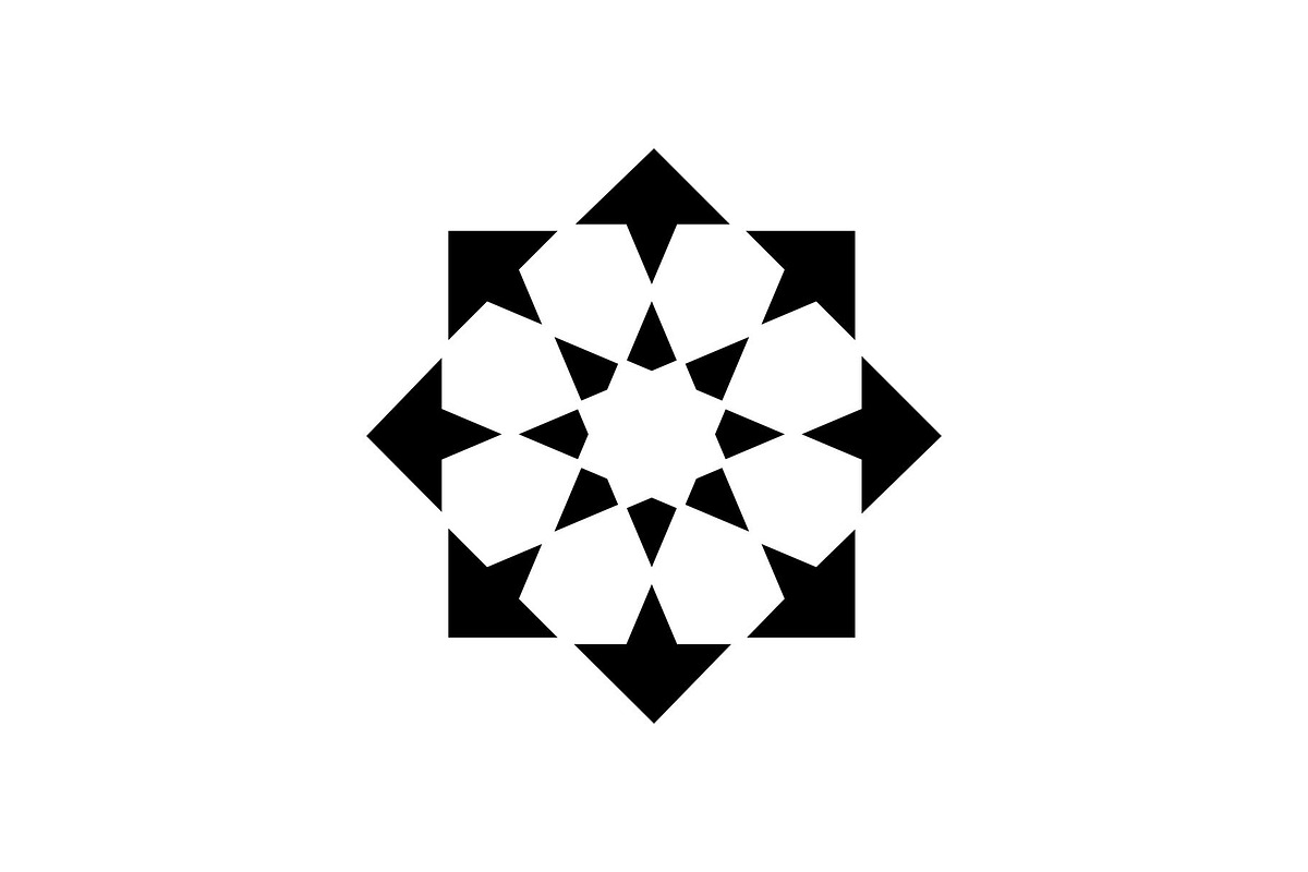 Abstract Arrow Flower Pattern Logo, a Branding & Logo Template by Buqancreative (Photo 1 of 2)