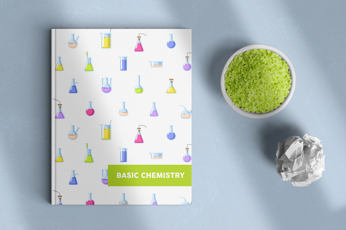 Laboratory glassware set, pattern, an Object Illustration by Good Studio (Photo 7 of 7)