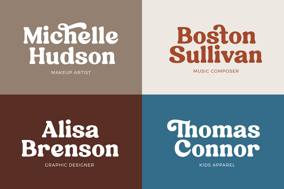 Bremlin - Bold Retro Font - UPDATE!, a Serif Font by Grezline Studio (Photo 11 of 18)