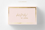 Elegant Photography Business Card, a Business Card Template by iloladesign (Thumbnail 1 of 2)