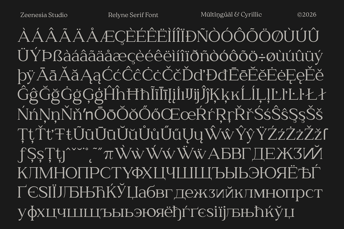 Relyne Serif, a Serif Font by zeenesia (Photo 11 of 14)