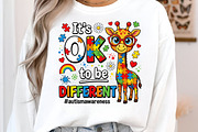 Its Ok to Be Different Autism Awaren, an Illustration by CreationArt (Thumbnail 2 of 5)