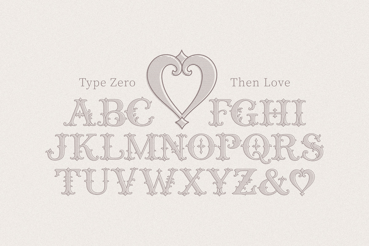 Ornamental Monogram fonts set, a Serif Font by MaxArt Foundry (Photo 4 of 8)