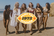 30 Summer Retro Stickers, an Object Graphic by Parisa-Artstudio (Thumbnail 3 of 5)