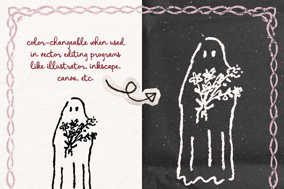 Halloween Bachelorette Clipart, a Seasonal Illustration by The October Creative (Photo 2 of 6)