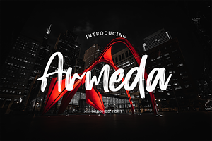 Armeda Brush Font