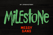 Milestone Handwritten Messy Sans