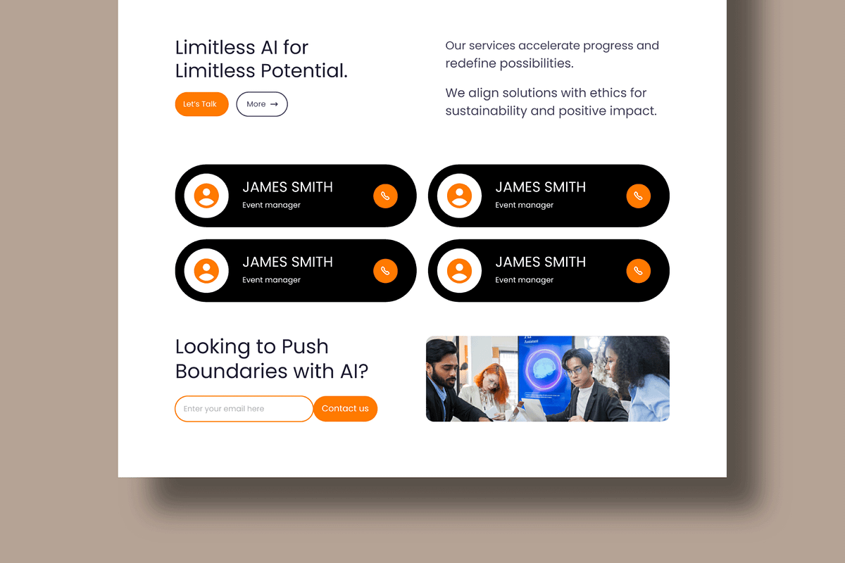 Modern AI Business Email Newsletter, an UI Kit Template by MightyDesign (Photo 5 of 8)