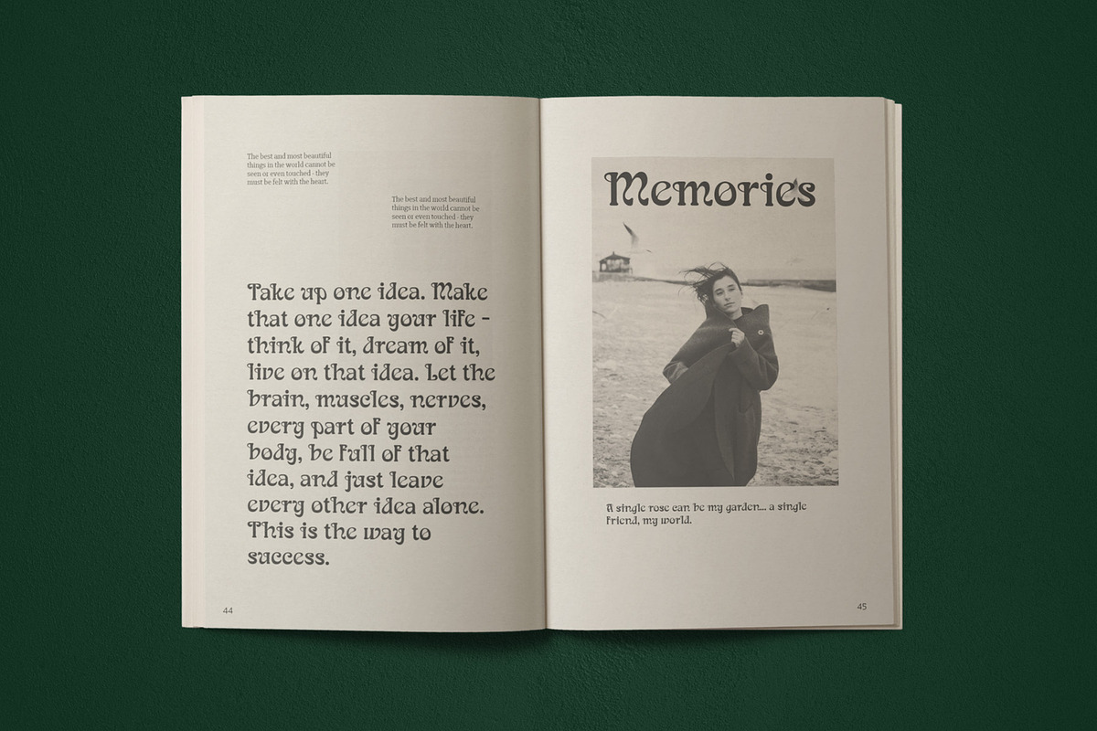 CS Bloom – Art Nouveau Font, a Serif Font by Craft Supply Co. (Photo 3 of 8)