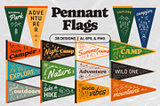 Pennant Flags, an Illustration by Firowerk (Thumbnail 1 of 5)