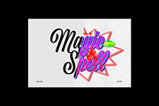 Retro Neon Airbrush Text Effect, a Layer Style Add-On by Matsero (Thumbnail 4 of 4)