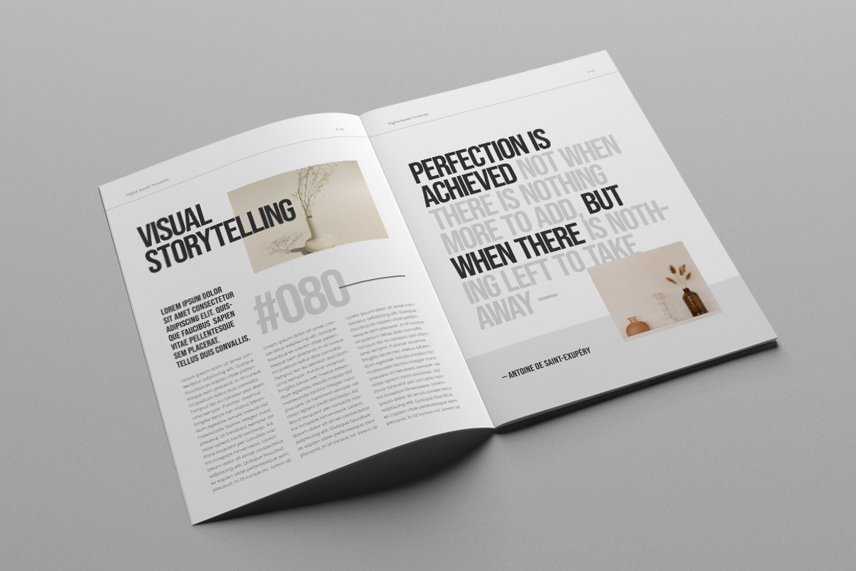 Minimal Ebook Design Template, a Brochure Template by HiveArts (Photo 6 of 9)