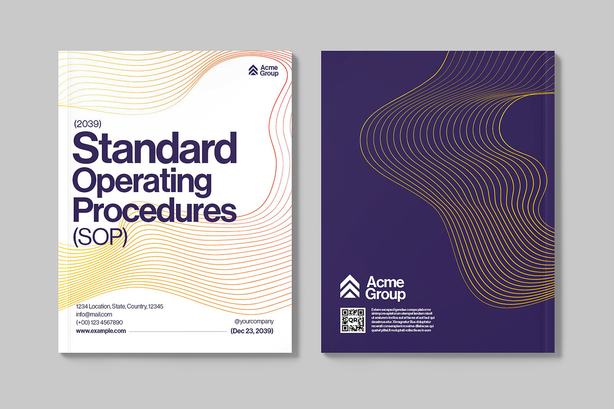 Standard Operating Procedures Brochu, a Brochure Template by BrandPacks