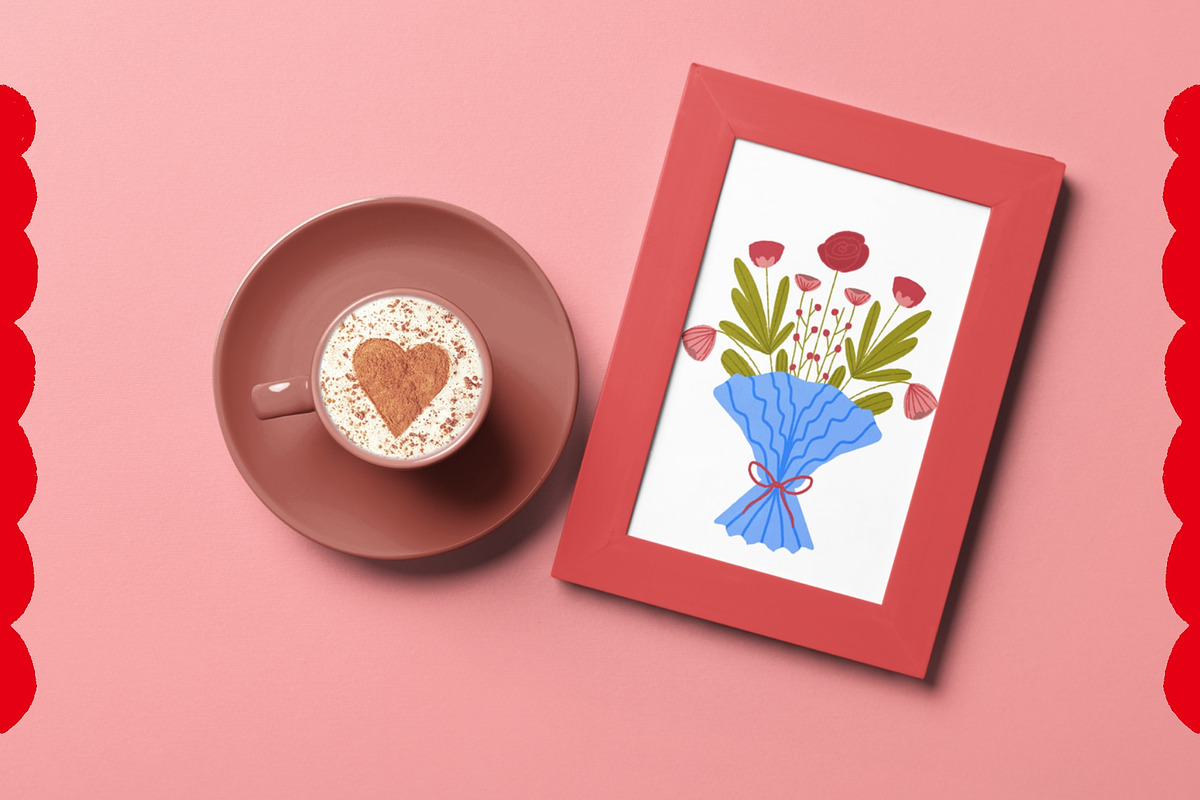 Valentines patterns & illustrations, a Pattern Graphic by CandiesnPixels (Photo 5 of 7)