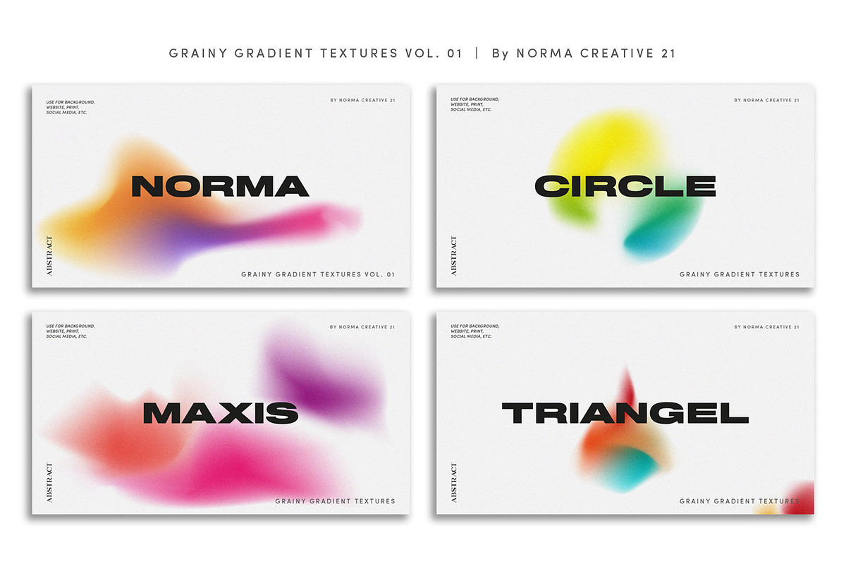 Grainy Gradient abstract Textures, a Texture Graphic by Norma Studio (Photo 2 of 6)