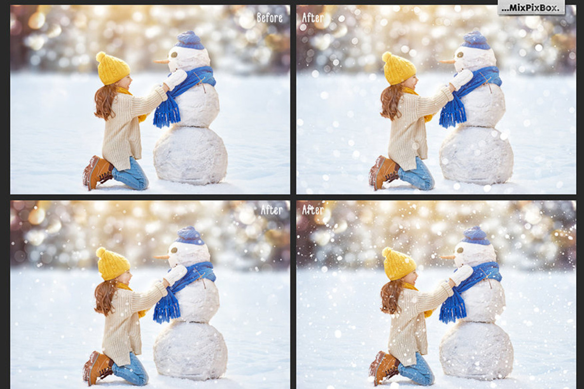Falling Snow Overlays preview 2