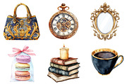 Watercolor Gothic Planner Lover, an Illustration by CitraGraphics (Thumbnail 4 of 5)