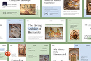 World History Education Presentation, a Presentation Template by Claymoon Lab (Thumbnail 1 of 6)