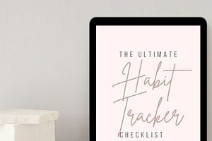 PLR/MRR Habit Tracker Checklist -DFY
