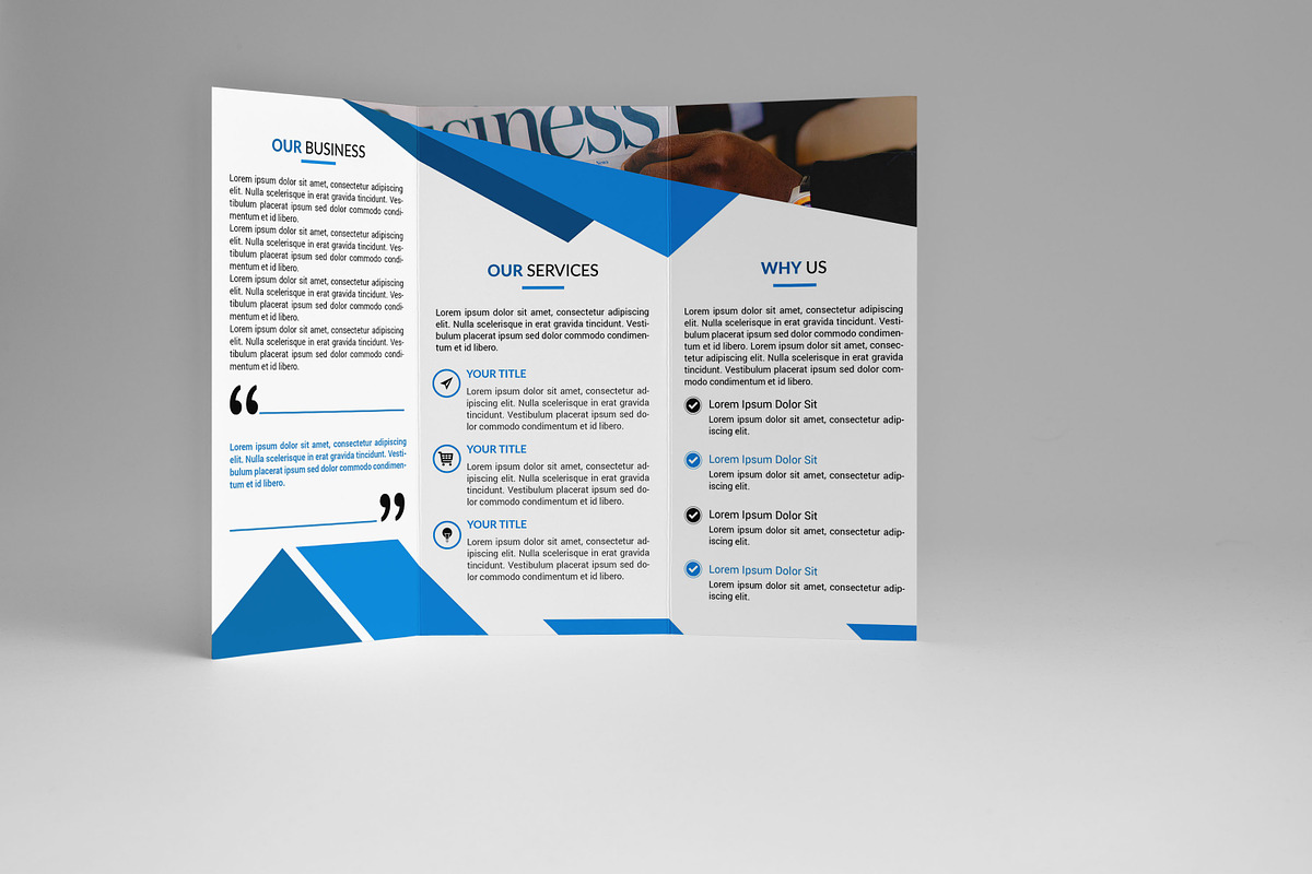 Business Trifold Brochure Template, a Brochure Template by assaiv (Photo 2 of 6)