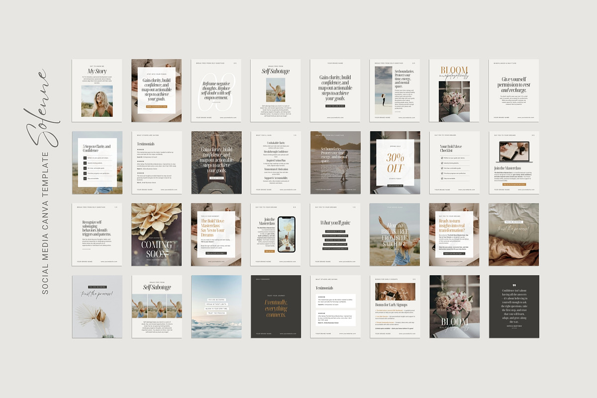 Canva Templates Social Media Posts, a Social Media Template by DESIGN BY nube (Photo 7 of 10)