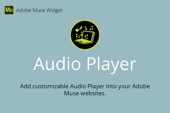 Audio Player Adobe Muse Widget preview 6
