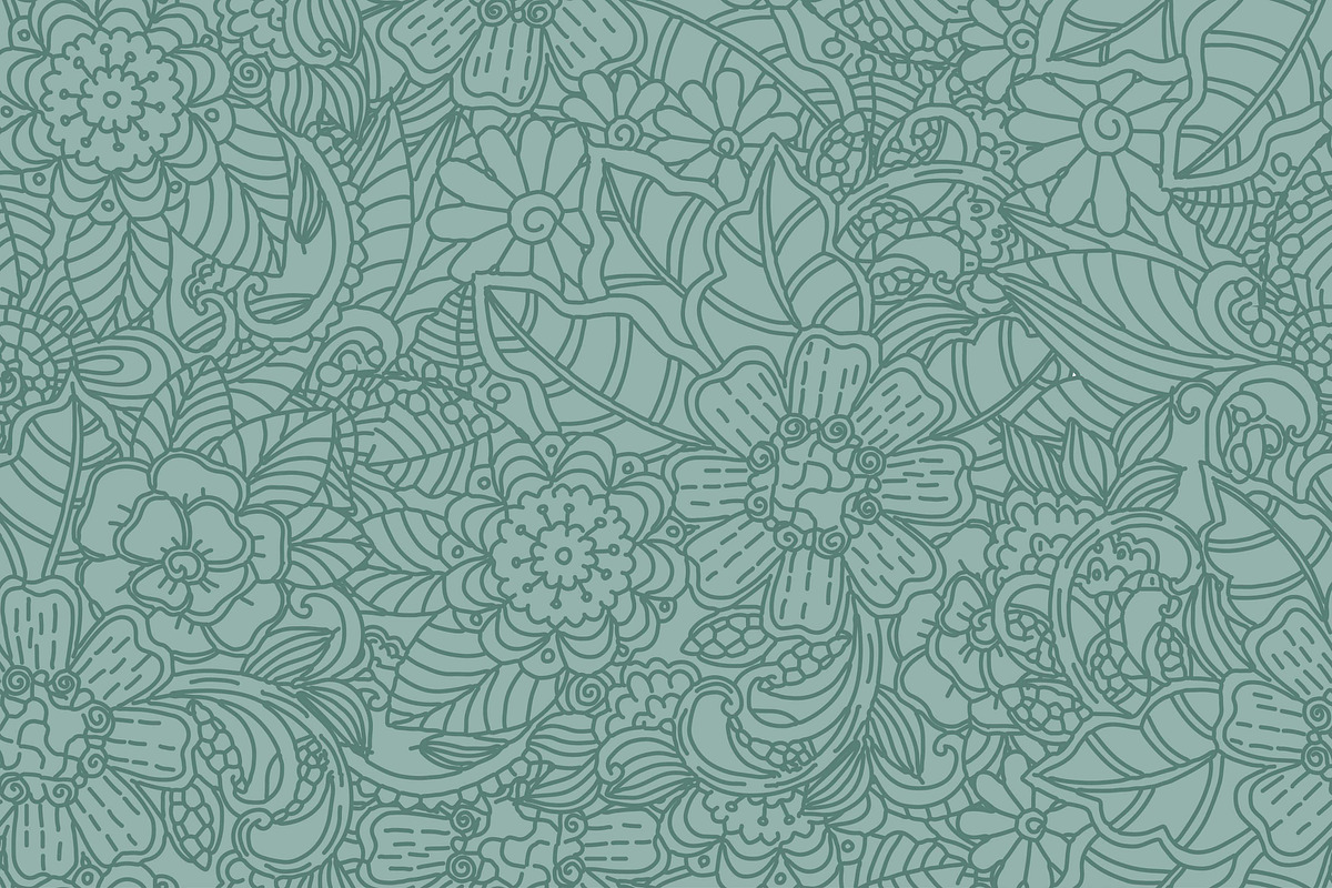 abstract zen tangle doodle, a Pattern Graphic by AAN Seamless Shop (Photo 4 of 4)