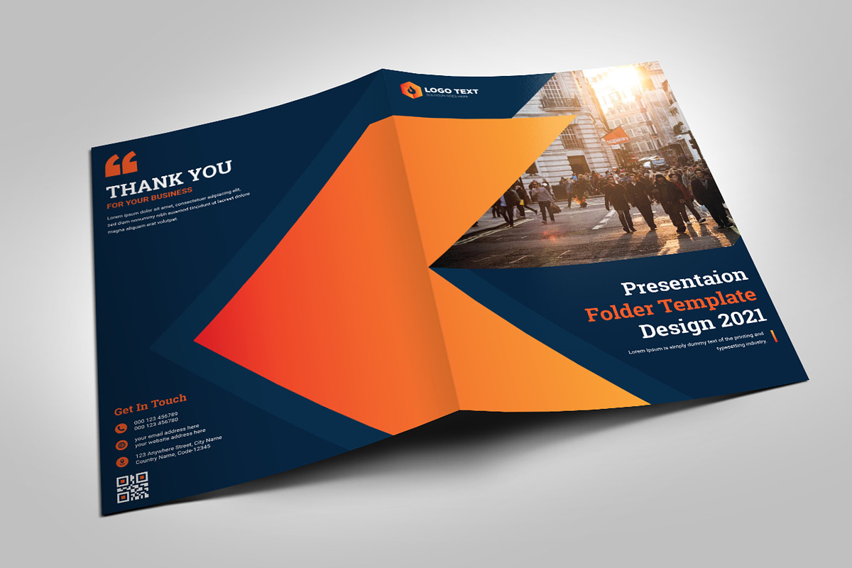 Presentation Folder Template Design, a Poster Template by zahidhossainalif (Photo 2 of 6)