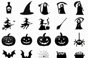 Halloween Silhouette PNG Set, an Object Illustration by DesignBTF (Thumbnail 3 of 5)