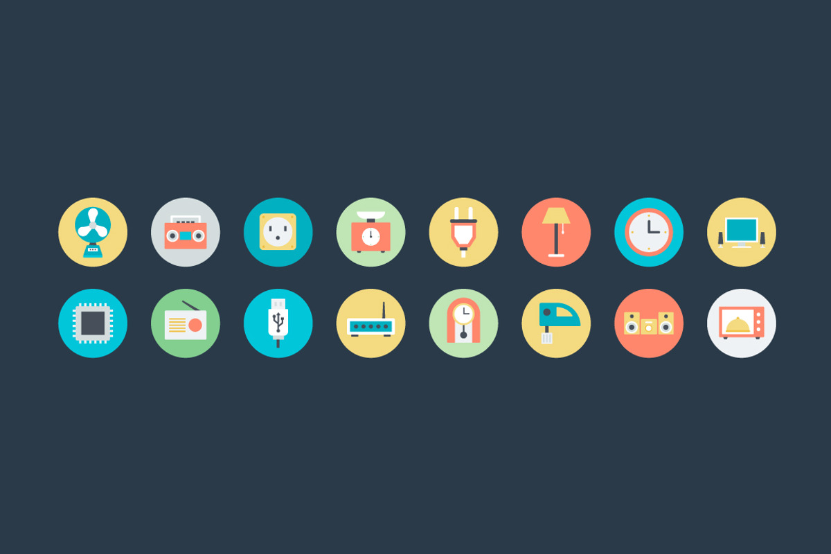 100+ Flat Electronics Icons, a Duotone Icon by Vectors Market (Photo 4 of 4)