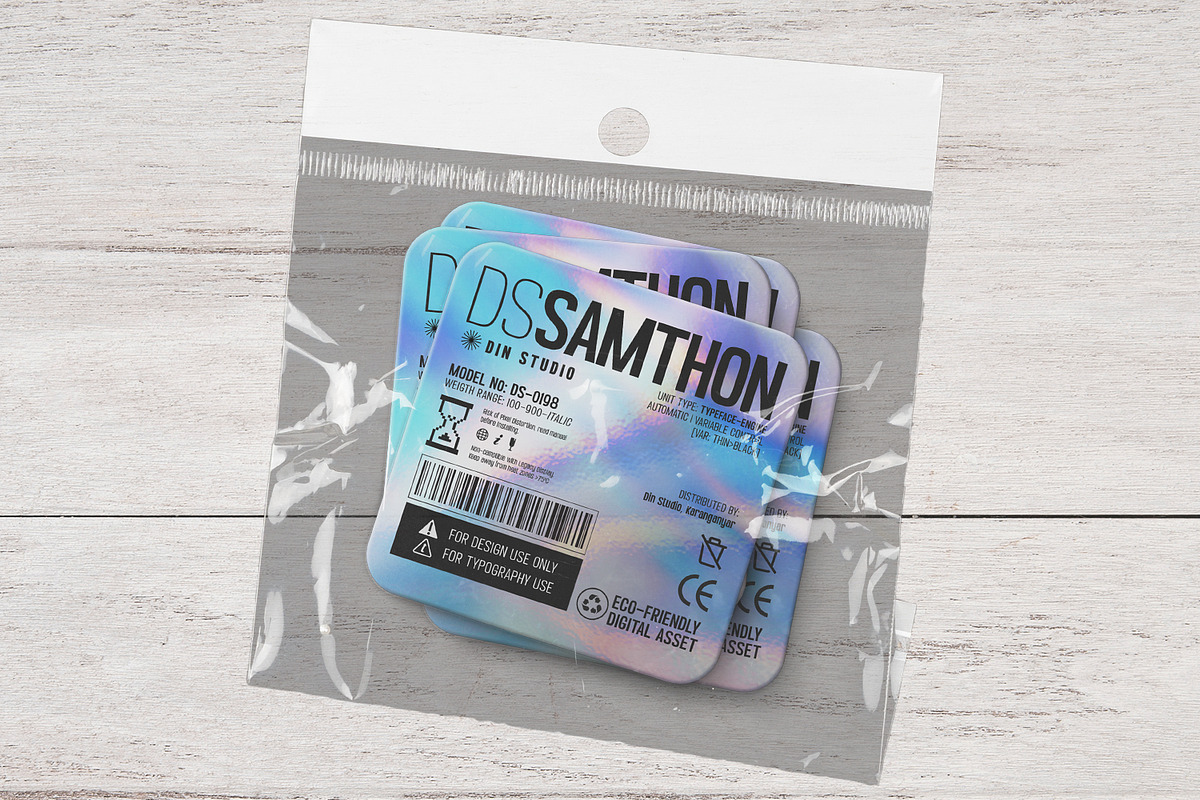 Samthon, a Font by din-studio.com (Photo 3 of 16)