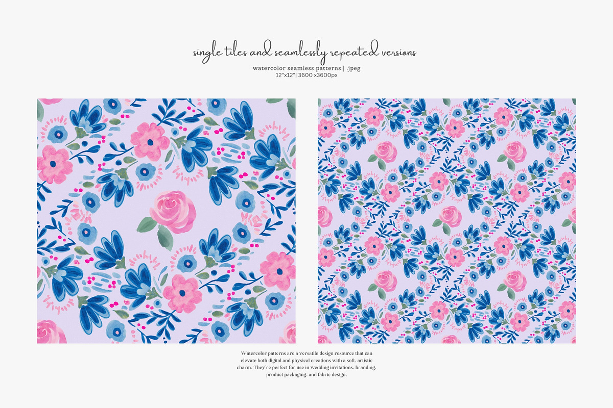 romantic seamless pattern set, a Pattern Graphic by Patishop Art (Photo 7 of 10)