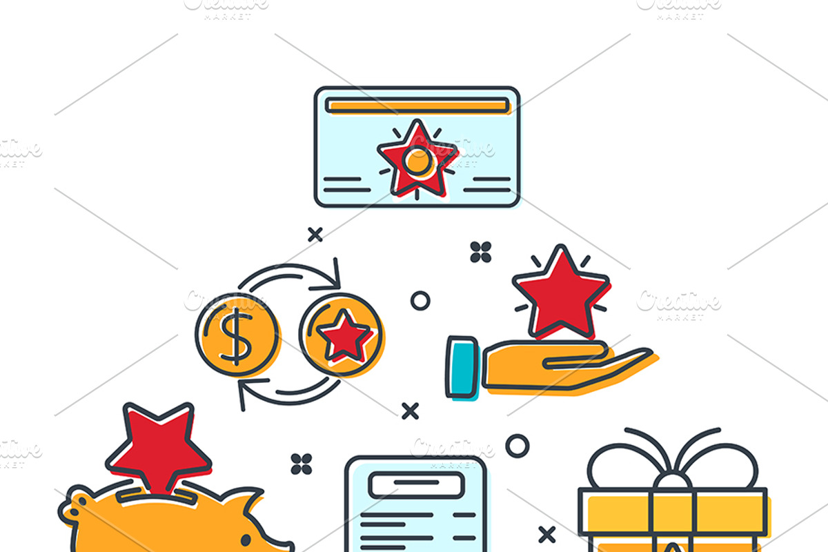 Customer Loyalty Programs Banners, a Person Illustration by TAlex (Photo 2 of 6)