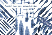Indigo seamless patterns, a Pattern Graphic by Wild Rose (Thumbnail 5 of 5)