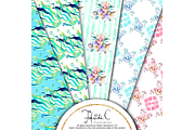Mermaid Fantasy Paper Pack, a Pattern Graphic by HeidiCIllustration (Thumbnail 2 of 5)