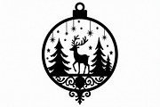 christmas laser cut bundle, christma, a Graphic by Creativeshirt (Thumbnail 5 of 16)