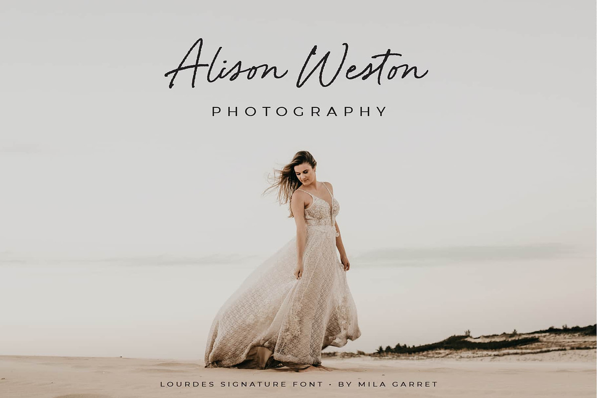 Lourdes Signature Font Free Download - Script Fonts Preview 2026