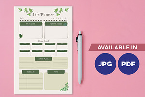 Life Planner Printable Planifier