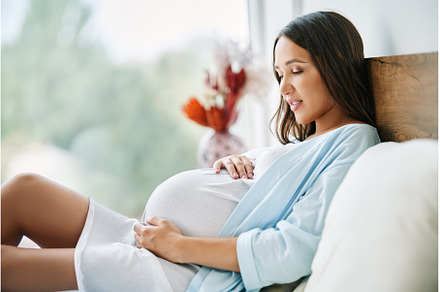 Portrait of happy pregnant woman, a Person Photo by Gladkov photography