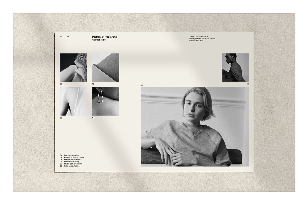 Neue Portfolio and Resume, a Brochure Template by T E M P L Y (Photo 8 of 13)