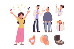 Hearing aid. Concept medical, a Healthcare Illustration by Onyx