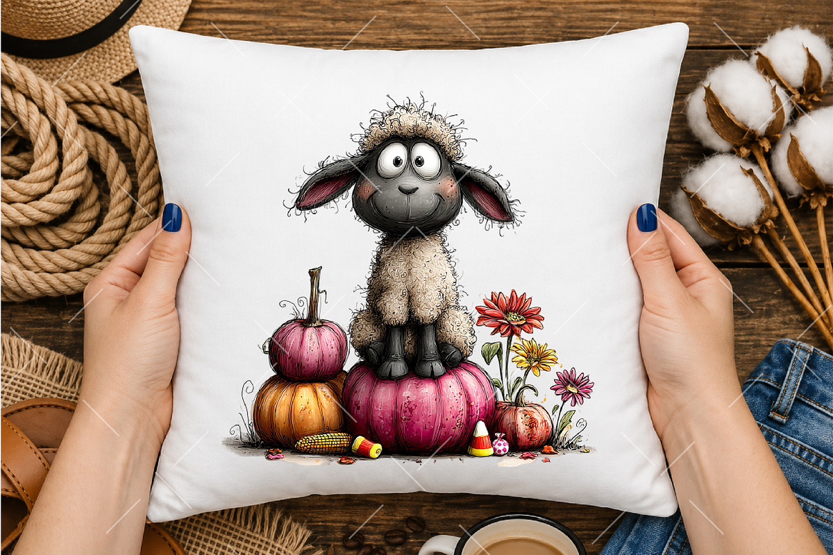 Halloween Farm Animals Clipart, a Seasonal Illustration by OK Design (Photo 4 of 6)