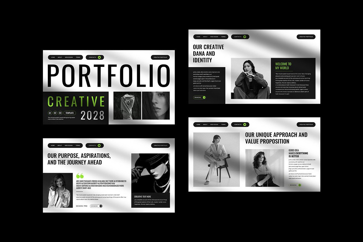 Creative Portfolio Presentation, a Presentation Template by Pradaxa (Photo 2 of 6)