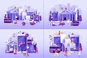Online Banking Web Illustrations, a Finance Illustration by Alex Krugli (Thumbnail 2 of 14)