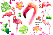 Hello, Flamingos!, a Graphic by Mona Monash (Thumbnail 2 of 9)