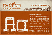 Cantino, a Slab Serif Font by Burntilldead (Thumbnail 2 of 12)
