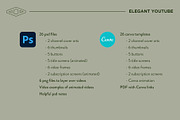 Elegant Youtube Branding Kit, a Social Media Template by Tangerine Nation (Thumbnail 3 of 16)
