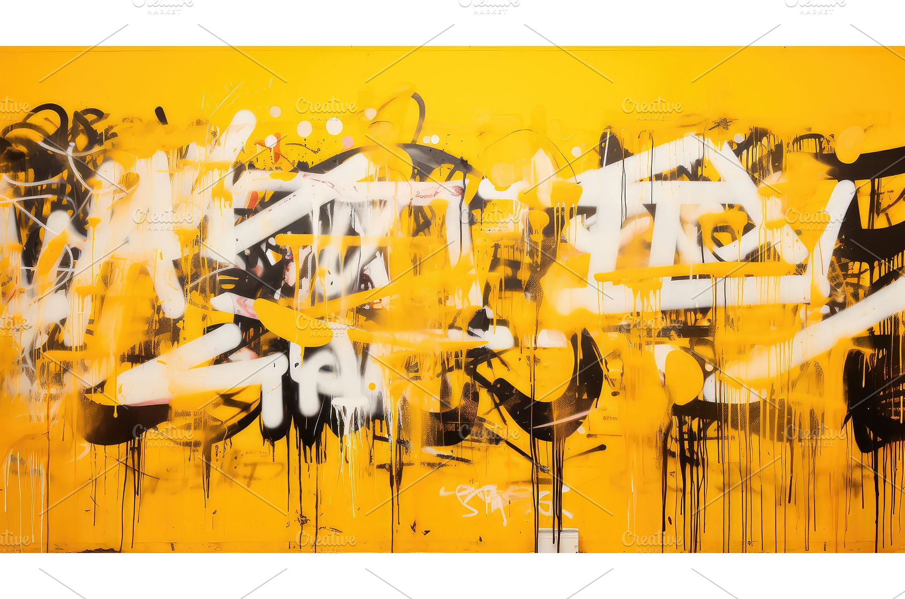 canvas art yellow background ai, an Arts & Entertainment Photo by pikepicture